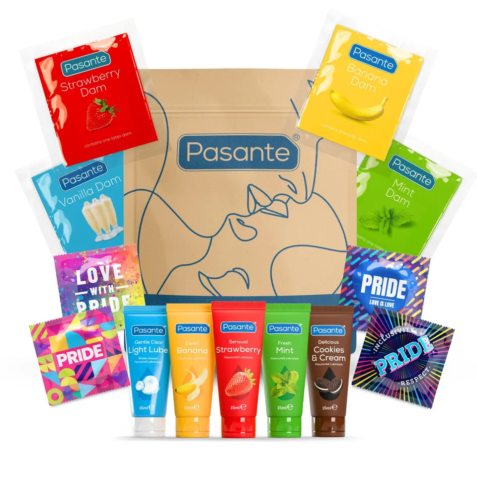 Pasante Variety Mixed Bundle Pride Kondome Gleitgel Set