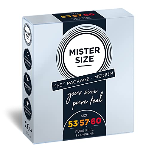 Mister Size Probierset Kondome 3er 53-57-60 mm Medium