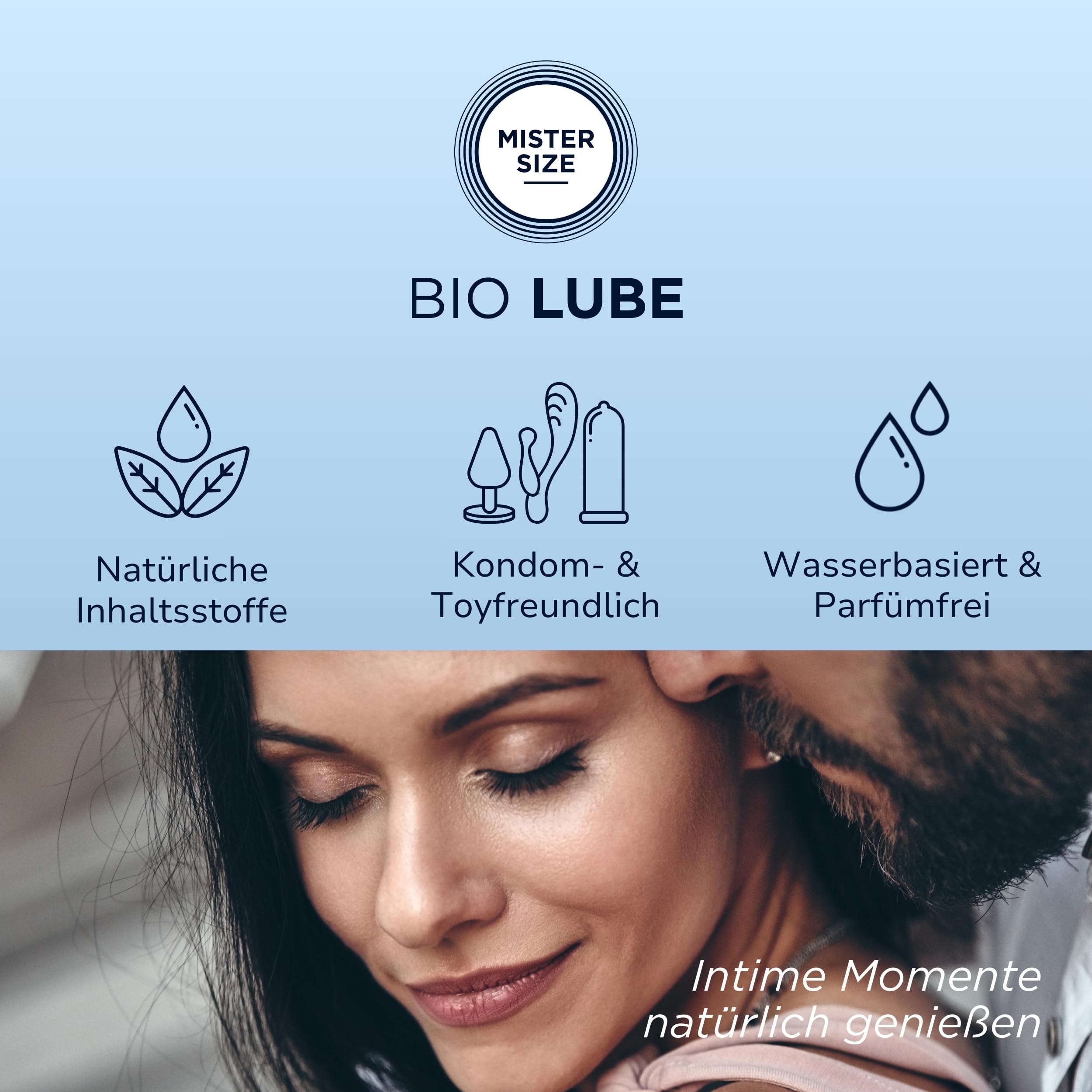 MISTER SIZE Bio Gleitgel 100ml wasserbasiert langanhaltend