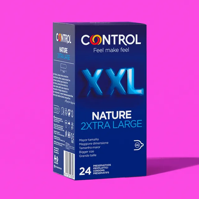 Control Nature XXL Kondome 24 Stück 60 mm transparent