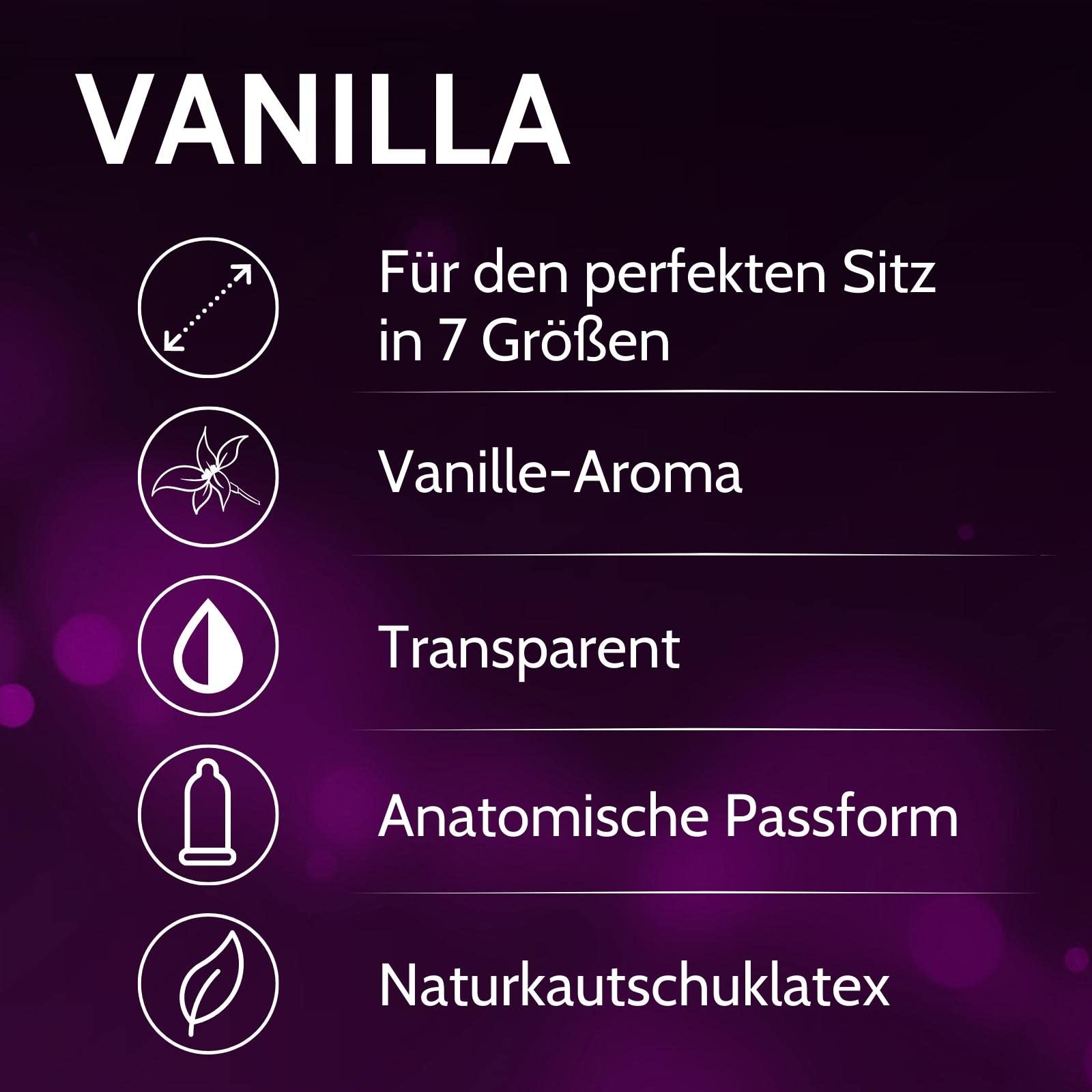 Vibratissimo Vanilla Kondome 100 Stück 64 mm Vanille gefühlsecht