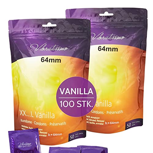 Vibratissimo Vanilla Kondome 100 Stück 64 mm Vanille gefühlsecht