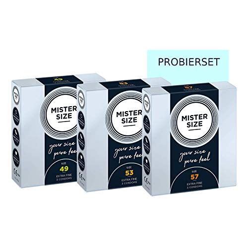Mister Size Probierset Kondome 9er 49-53-57 mm extra dünn