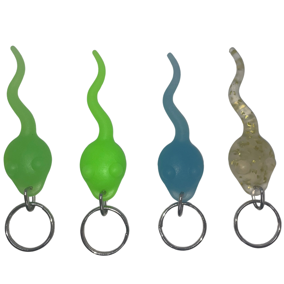 EXS Sex & Wellbeing Sperm Schlüsselanhänger Zufallsfarbe 1 Stück