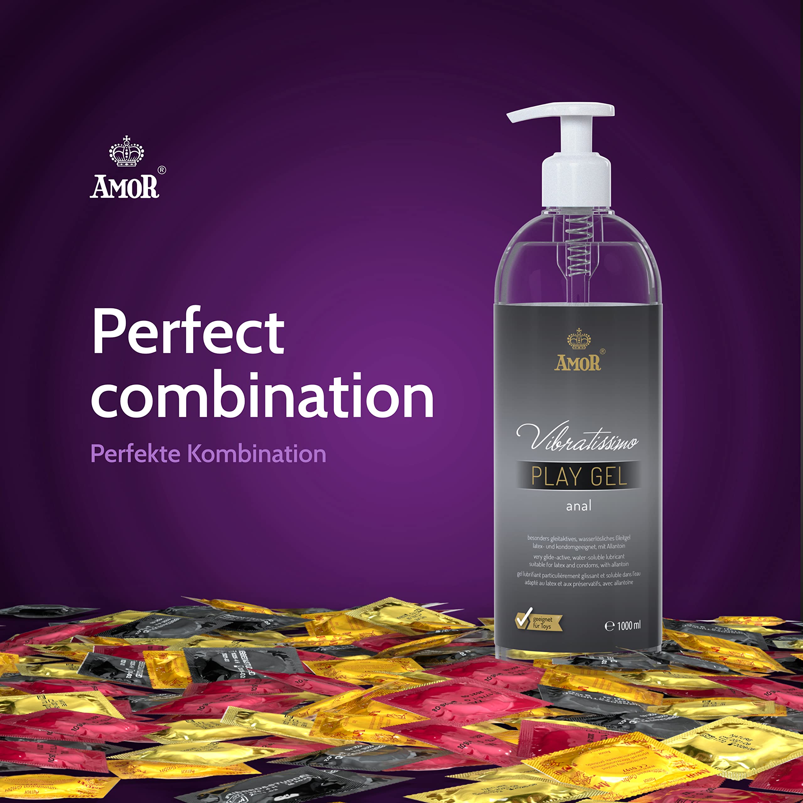 Vibratissimo Play Gel Anal Gleitgel 1000 ml extra gleitfähig
