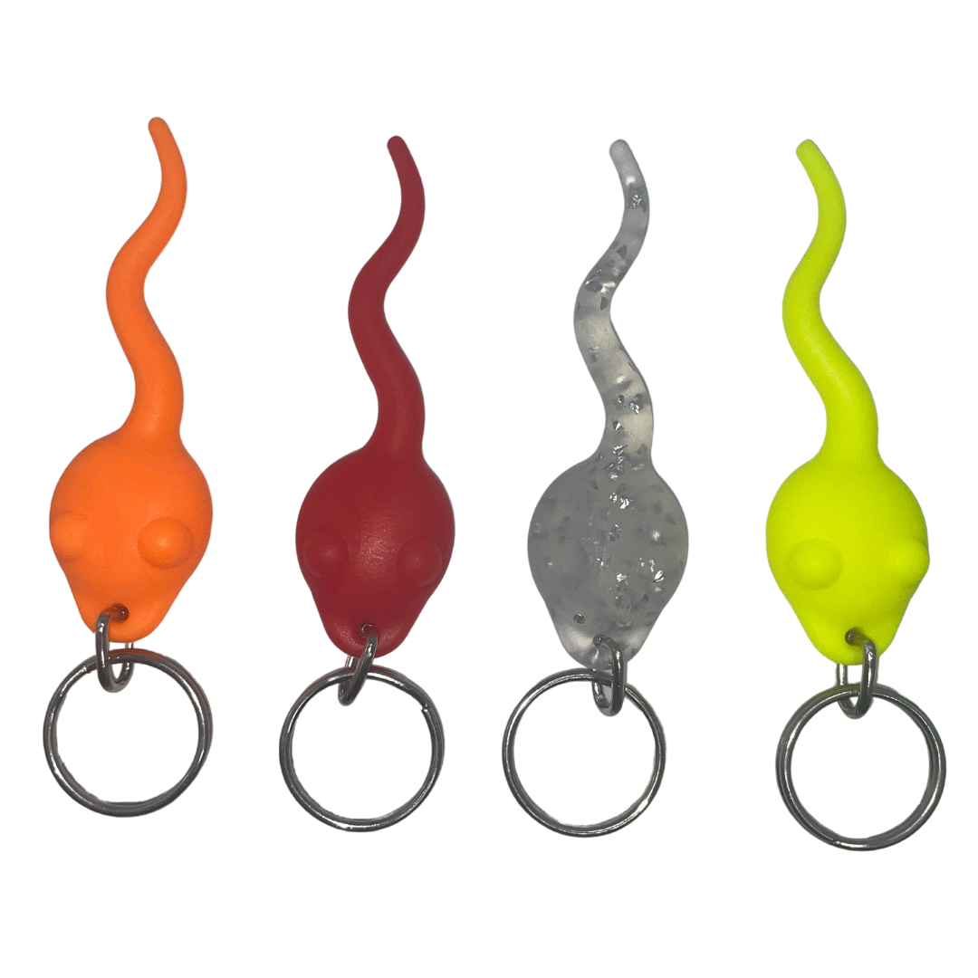 EXS Sex & Wellbeing Sperm Schlüsselanhänger Zufallsfarbe 1 Stück