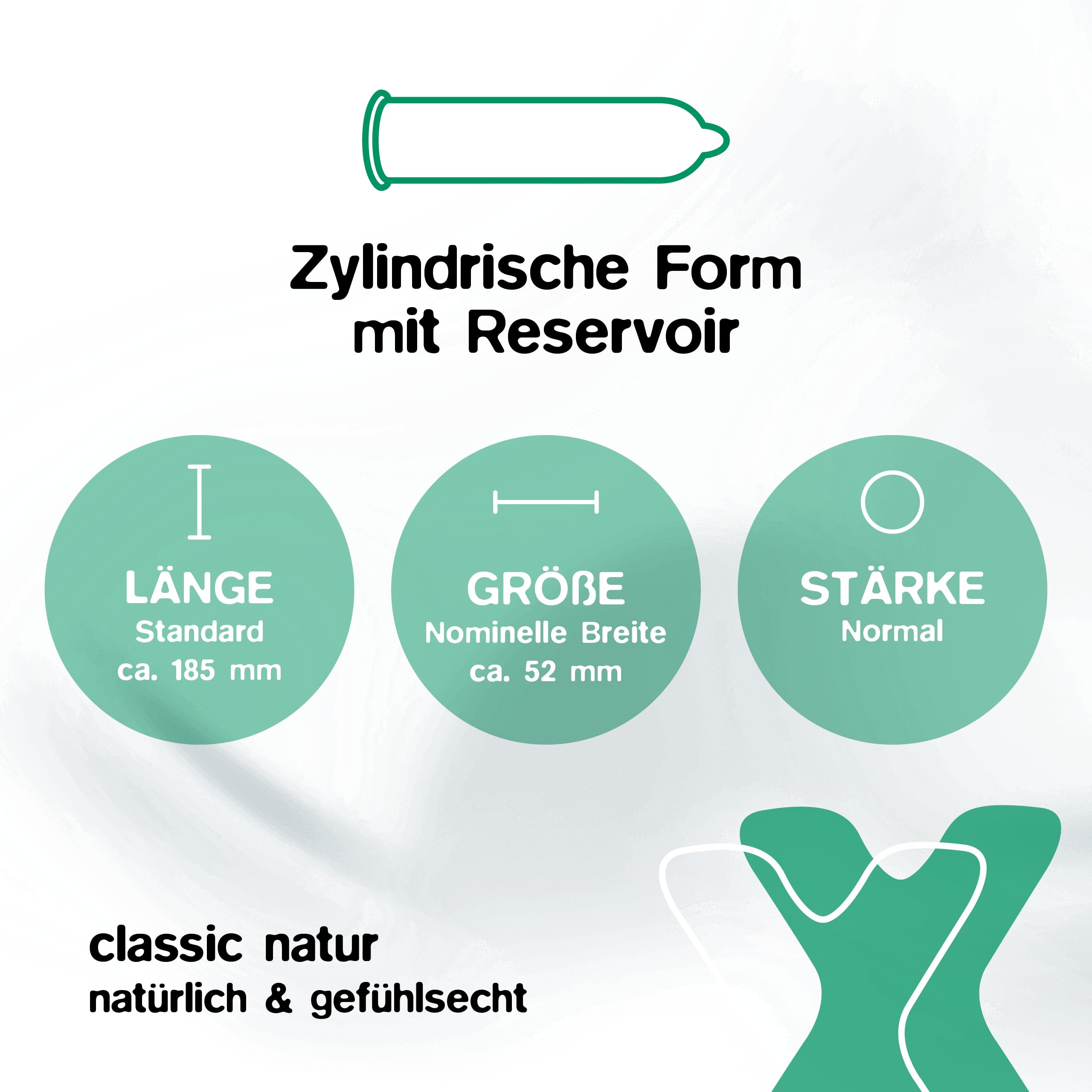 Chaps Classic Kondome transparent 24 Stück gefühlsecht 52 mm