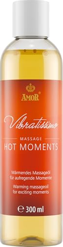 Vibratissimo Hot Moments Massageöl 300 ml mit Wärme-Effekt