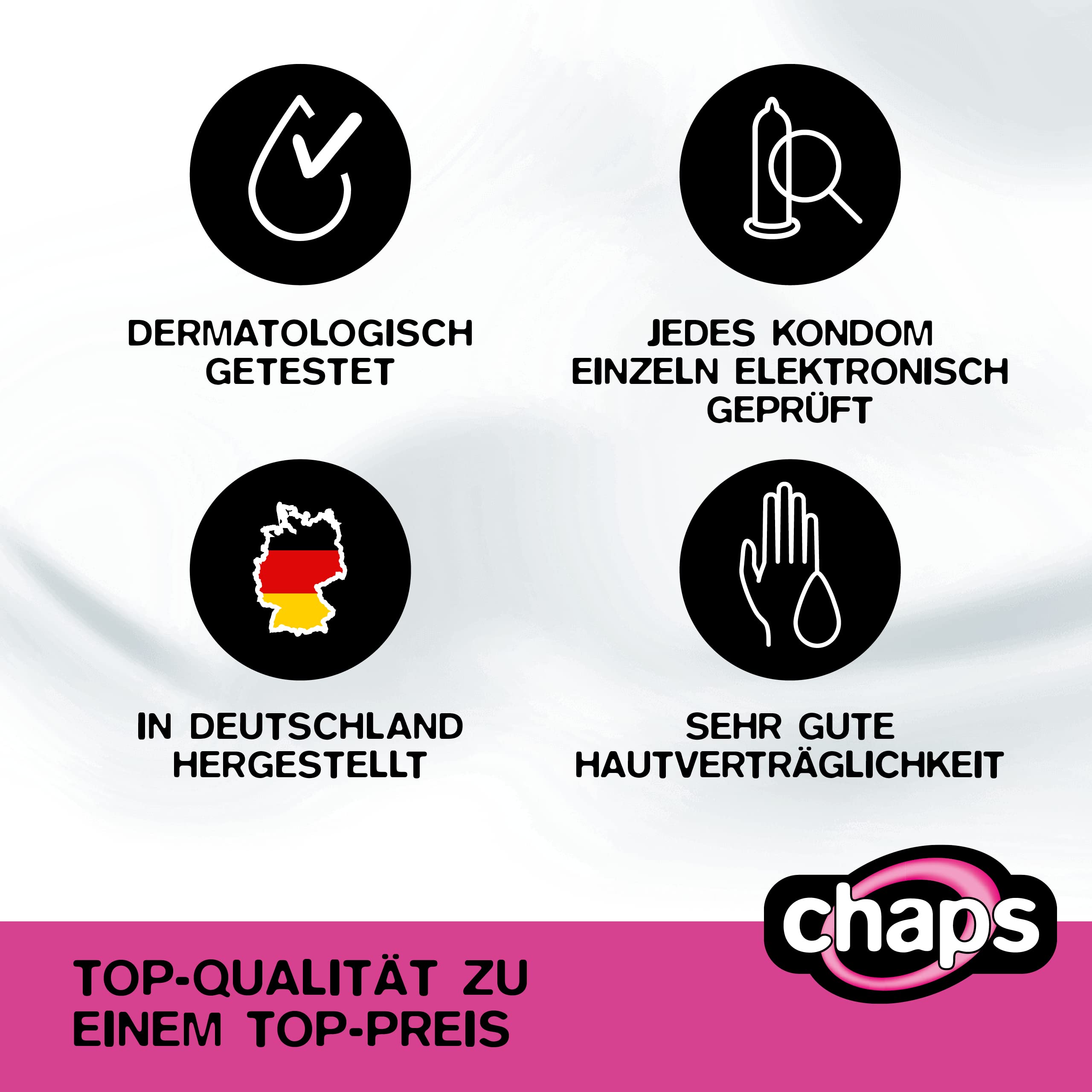 chaps feeling Kondome pink hauchdünn 24 Stück 52 mm