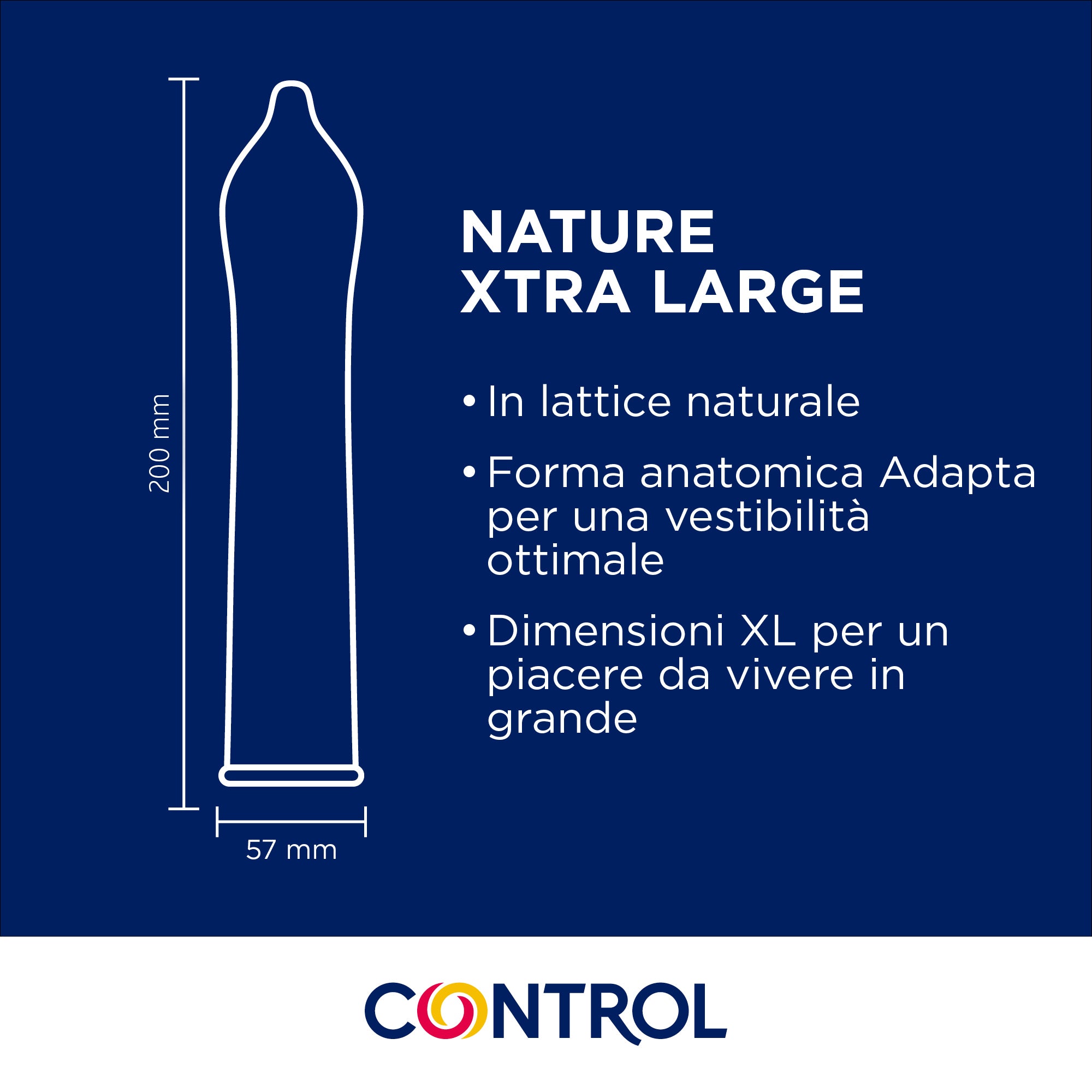 Control Nature Xtra Large Kondome 24 Stück große Größe