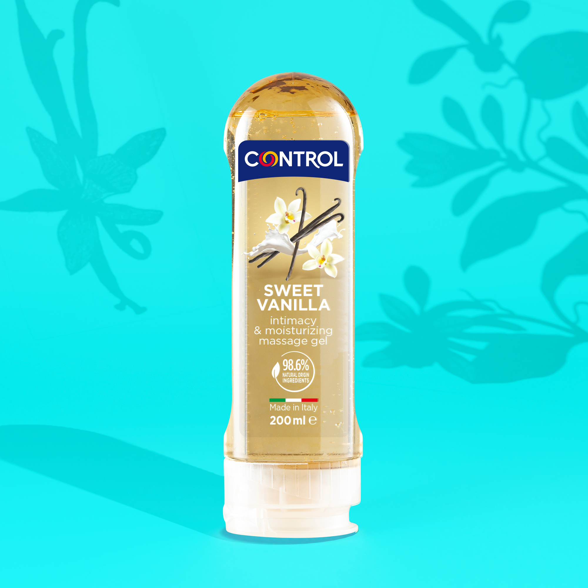 Control Gel Sweet Vanilla Massagegel 200 ml 2 in 1 Vanille