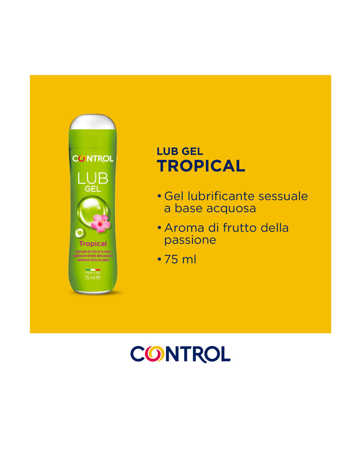 Control Gel Tropical Gleitgel 75 ml Passionsfrucht