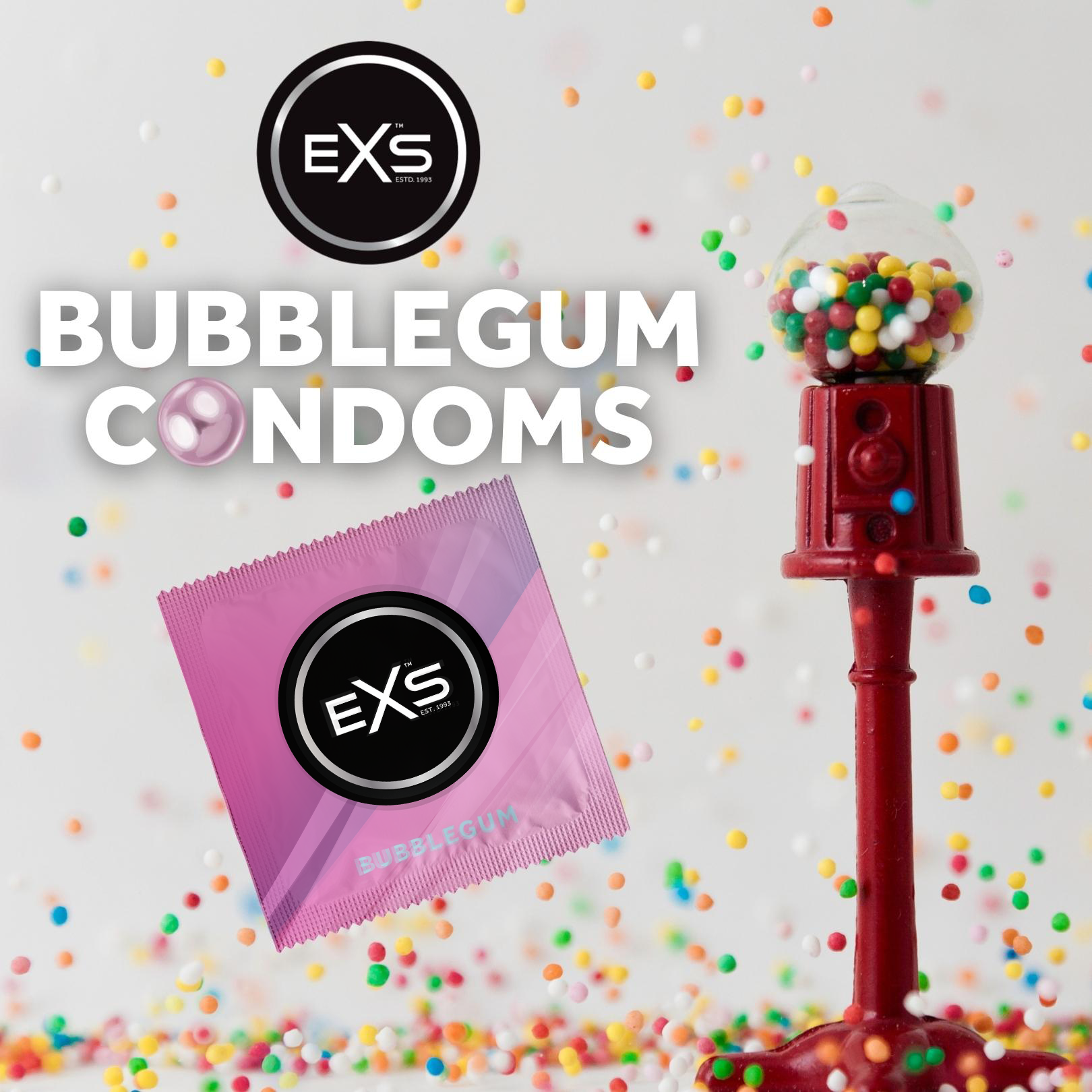 EXS Bubblegum Kondome 100 Stück mit Geschmack