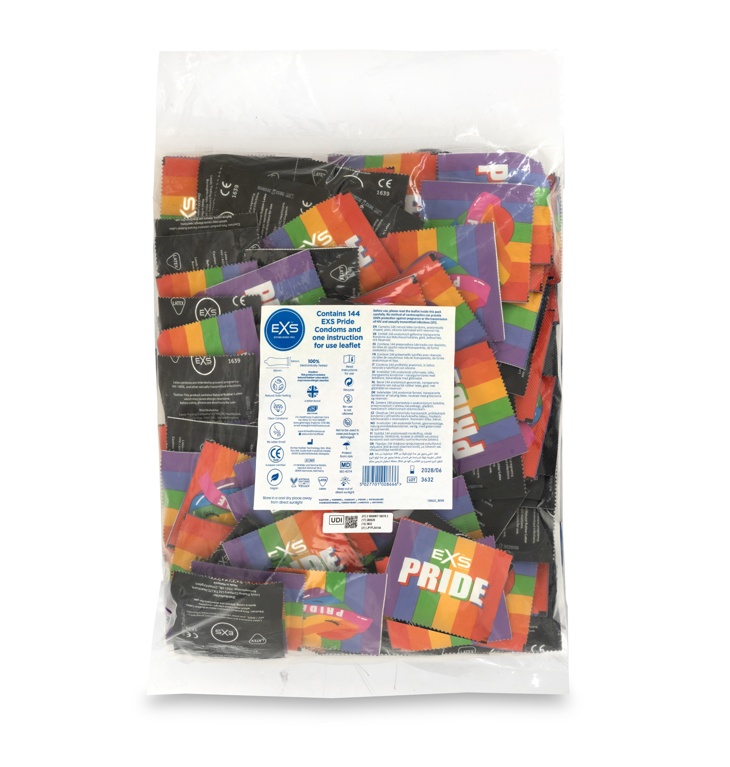 EXS Pride Kondom 144 Stück Grosspackung