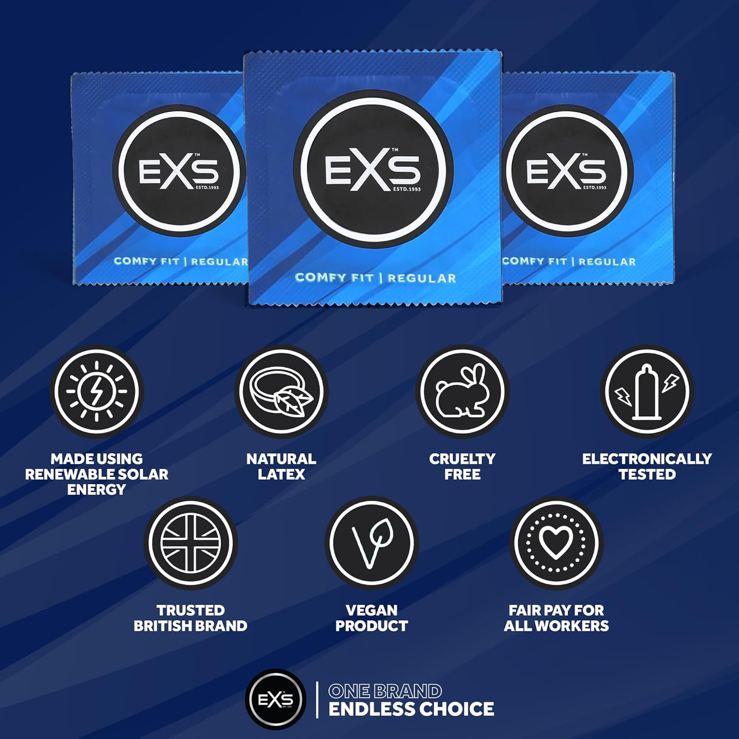 EXS Regular Kondome 12 Stück 54 mm Standard