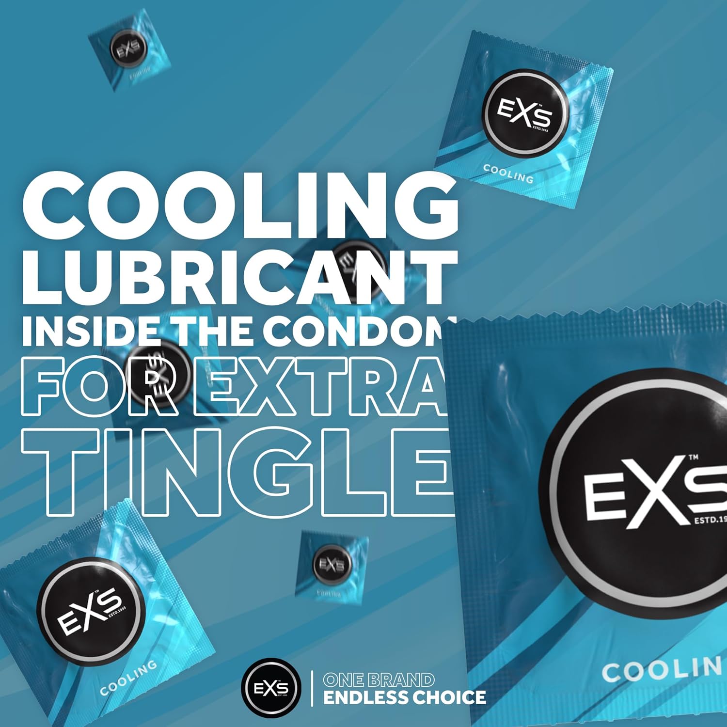 EXS Cooling Kondome 144 Stück kühlend 52mm