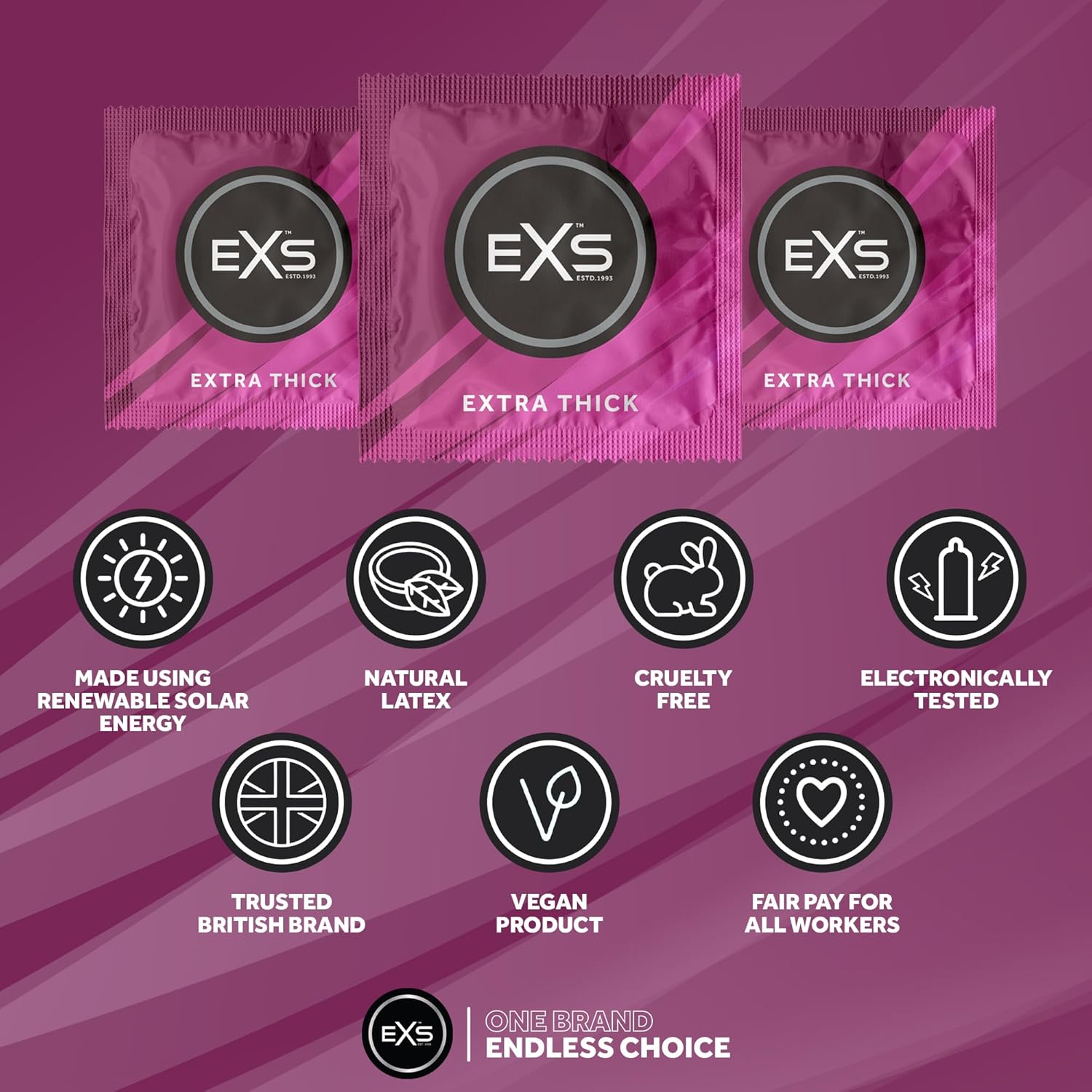 EXS Extra Thick 53mm Kondom 12 Stück dick
