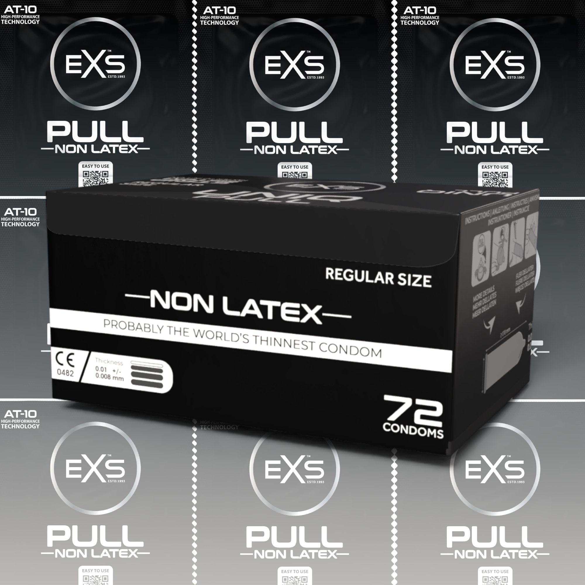 EXS PULL Kondome 6 Stück latexfrei hypoallergen