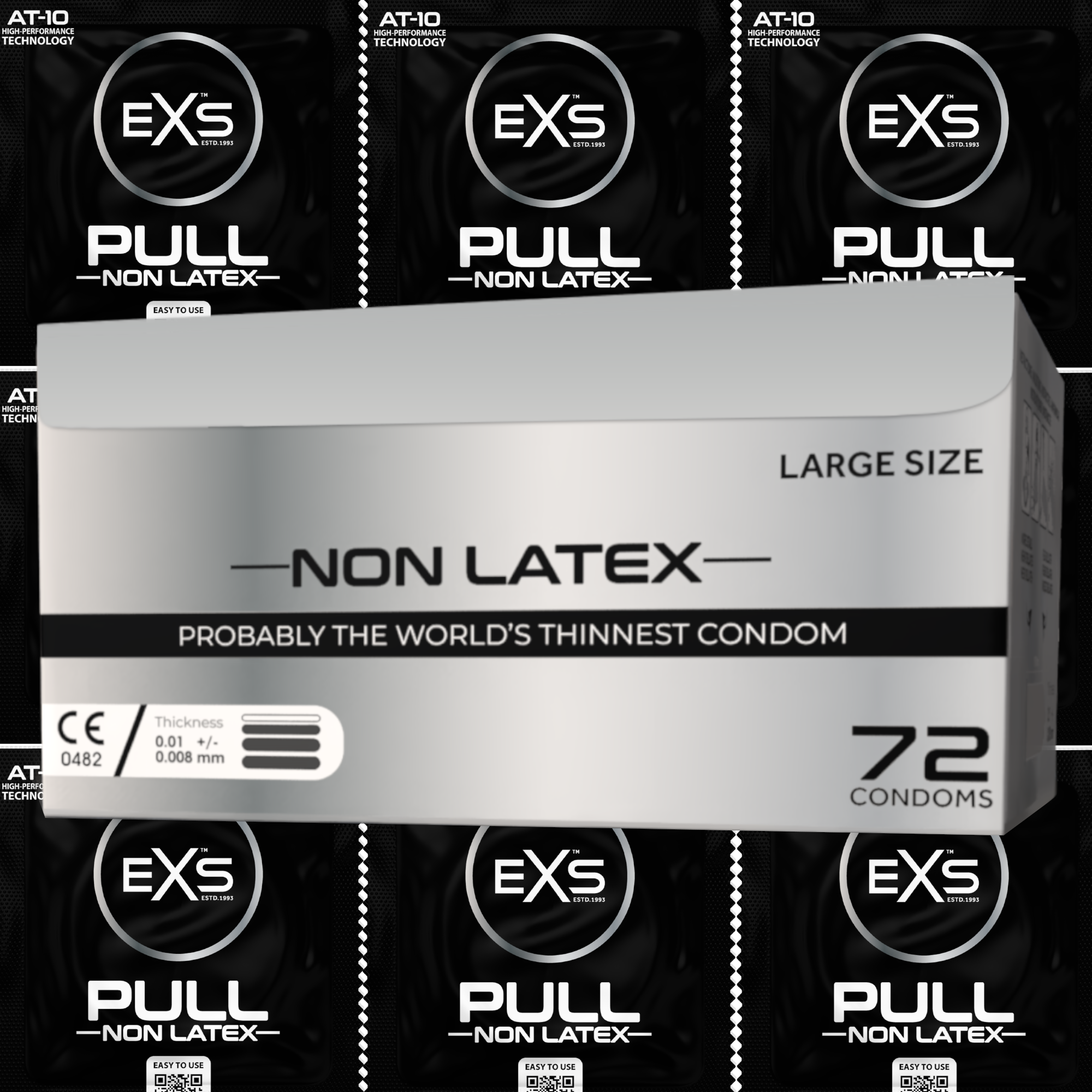 EXS PULL Large Kondome latexfrei 60mm 6 Stück