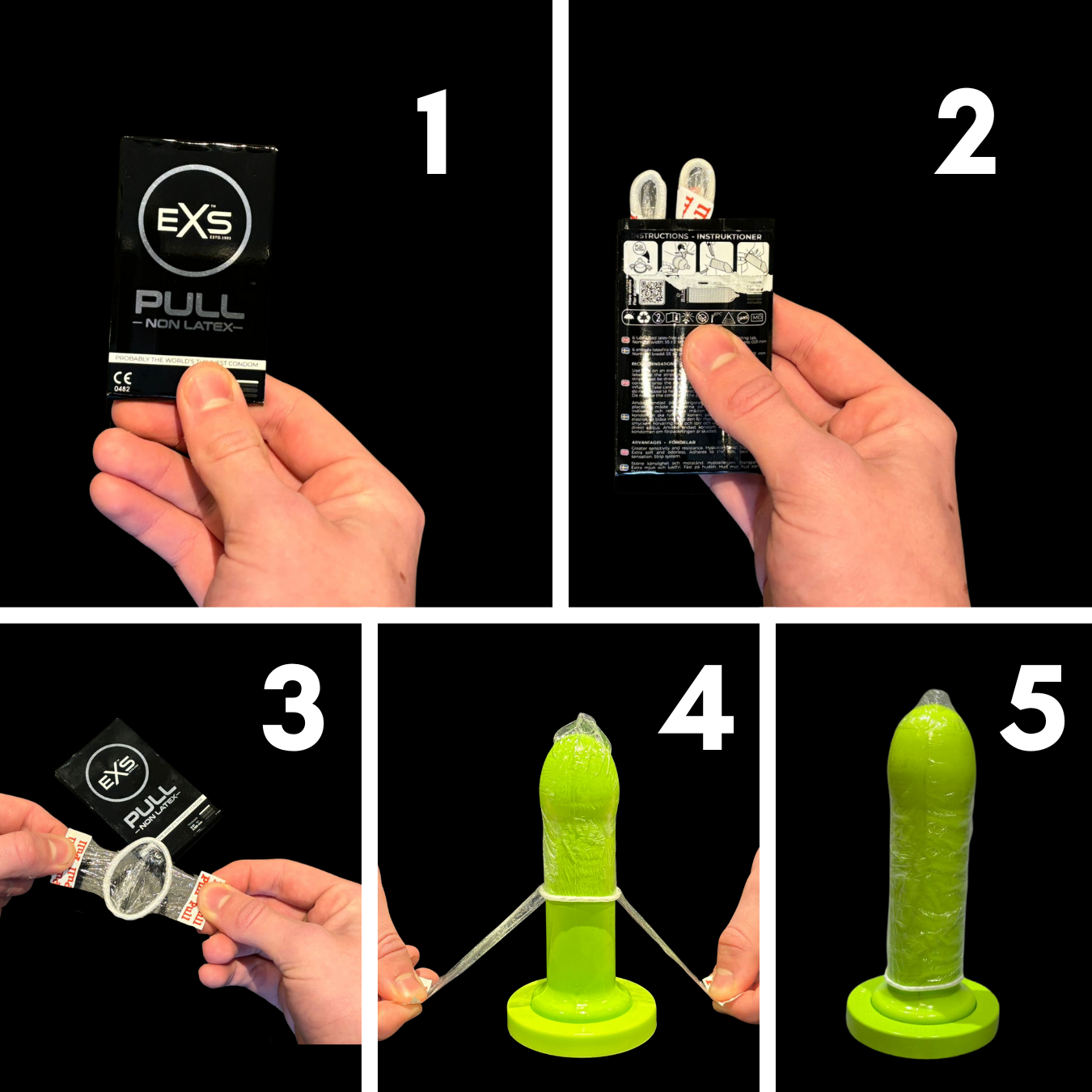 EXS PULL Large Kondome latexfrei 60mm 6 Stück