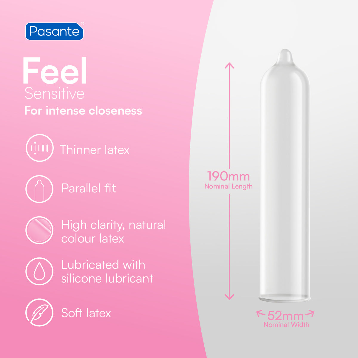 Pasante Variety Kondome+Gleitgel Bundle 24+75ml dünn