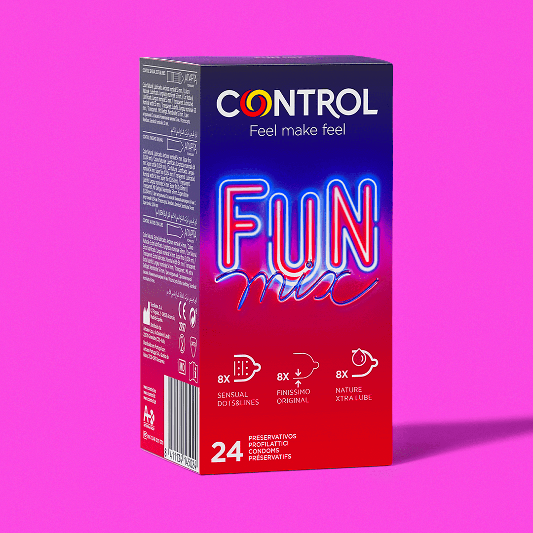 Control Fun Mix Kondome 24 Stück 3 Sorten Set