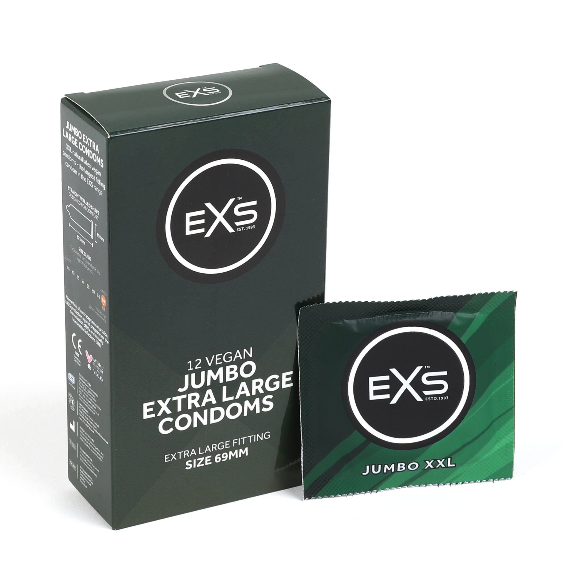 EXS Jumbo 69mm Kondome 12 Stück extra weit