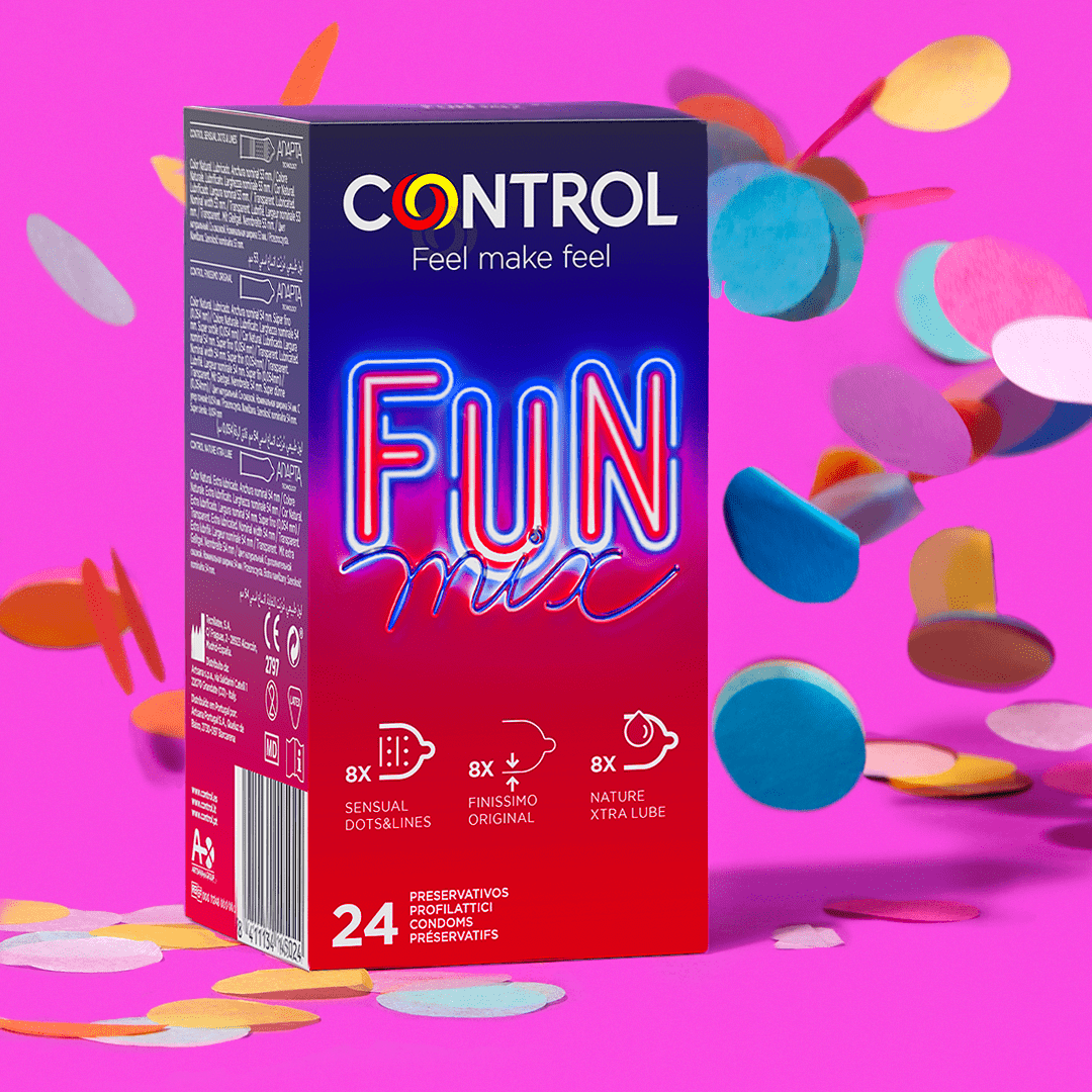 Control Fun Mix Kondome 24 Stück 3 Sorten Set