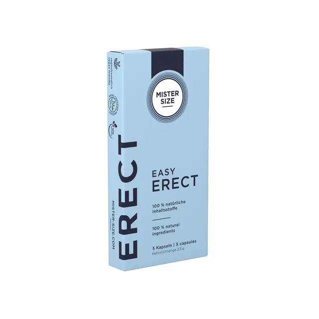 MISTER SIZE Easy Erect Potenzkapseln 5 Stück pflanzlich