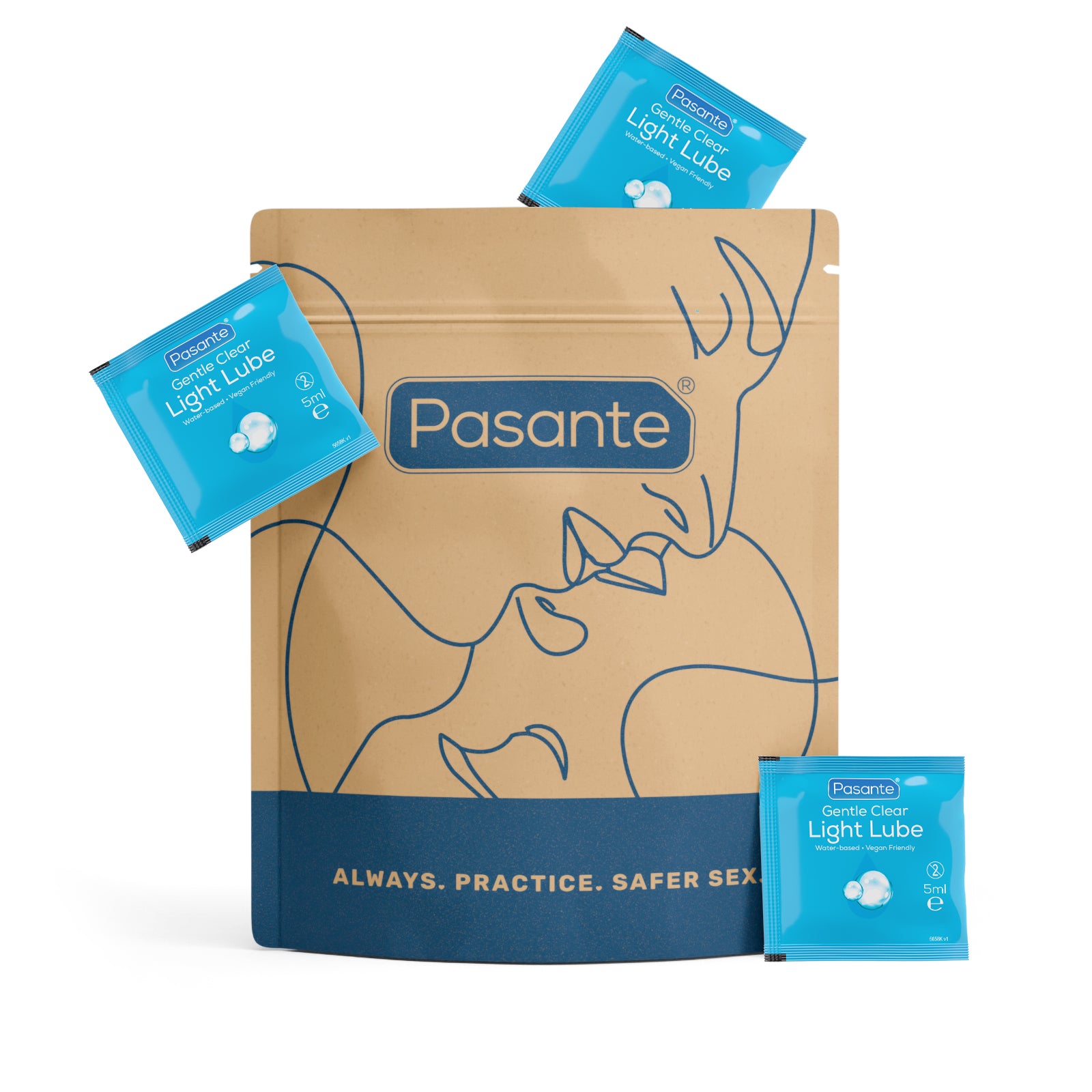 Pasante Gentle Light Gleitgel 24x5ml Beutel wasserbasiert