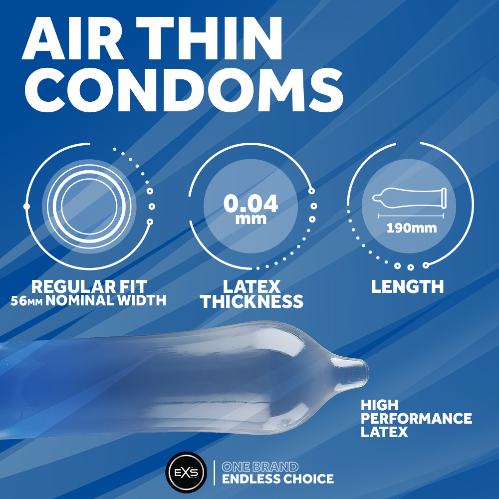 EXS Air Thin 56mm Kondome 12 Stück extra dünn