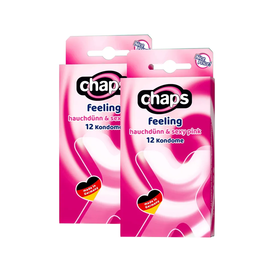 chaps feeling Kondome pink hauchdünn 24 Stück 52 mm