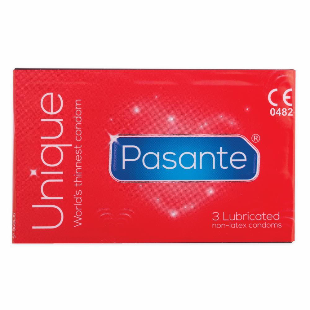 Pasante Variety Mixed Kondom Set latexfrei + Gleitgel 75 ml