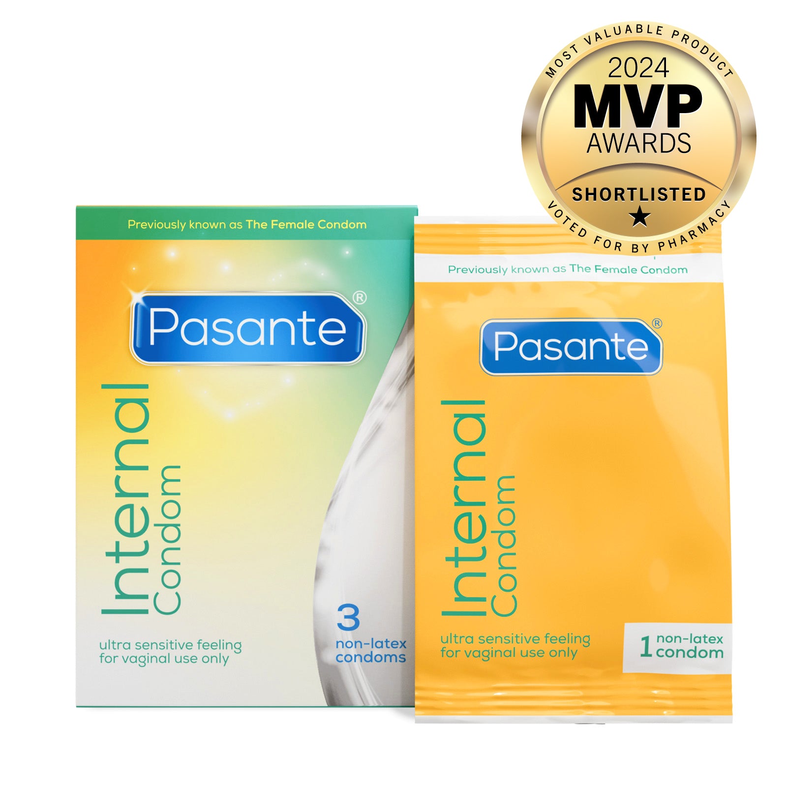 Pasante Internal Condom 3 Stück latexfrei Nitril