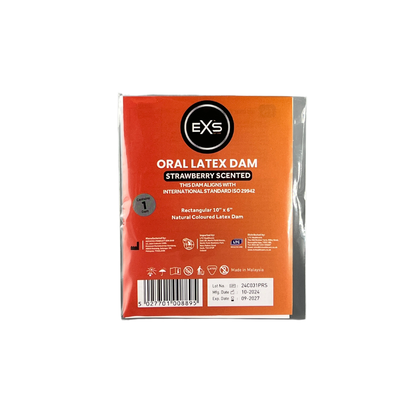 EXS Lecktücher aromatisiert 20 Stück Latex 5 Düfte