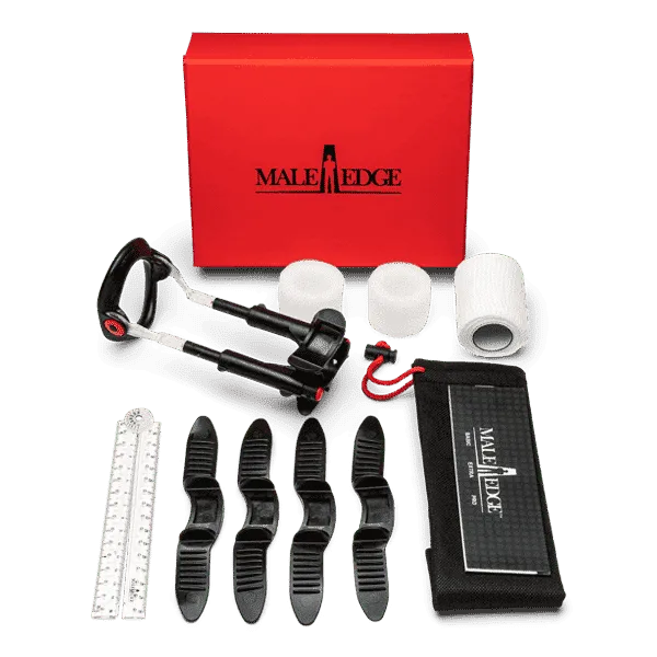 MaleEdge Pro Penis-Expander Set mit Zubehör
