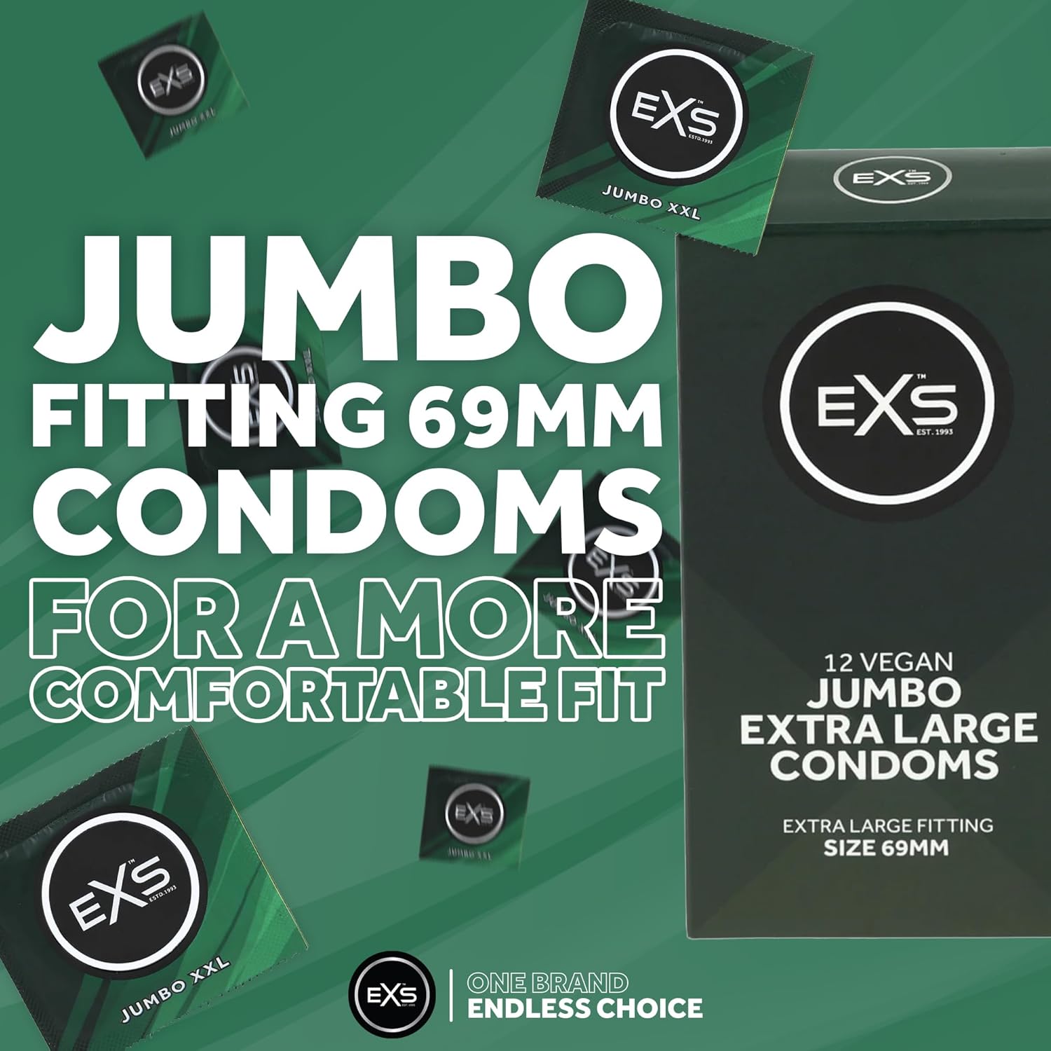 EXS Jumbo 69mm Kondome 12 Stück extra weit