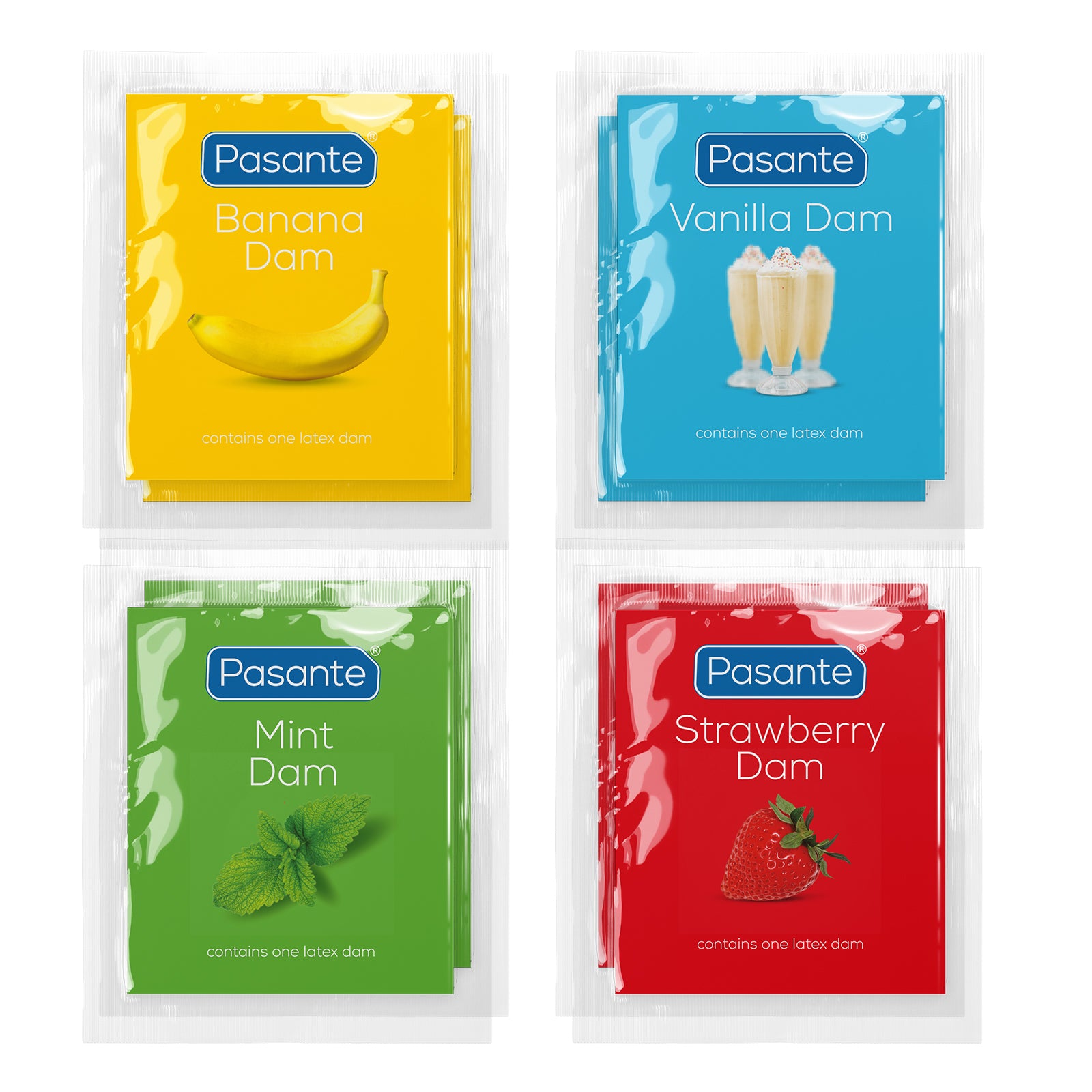 Pasante Variety Mixed Bundle Pride Kondome Gleitgel Set