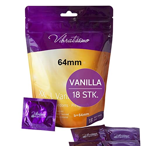 Vibratissimo Vanilla Kondome 18 Stück 64 mm Vanille-Aroma