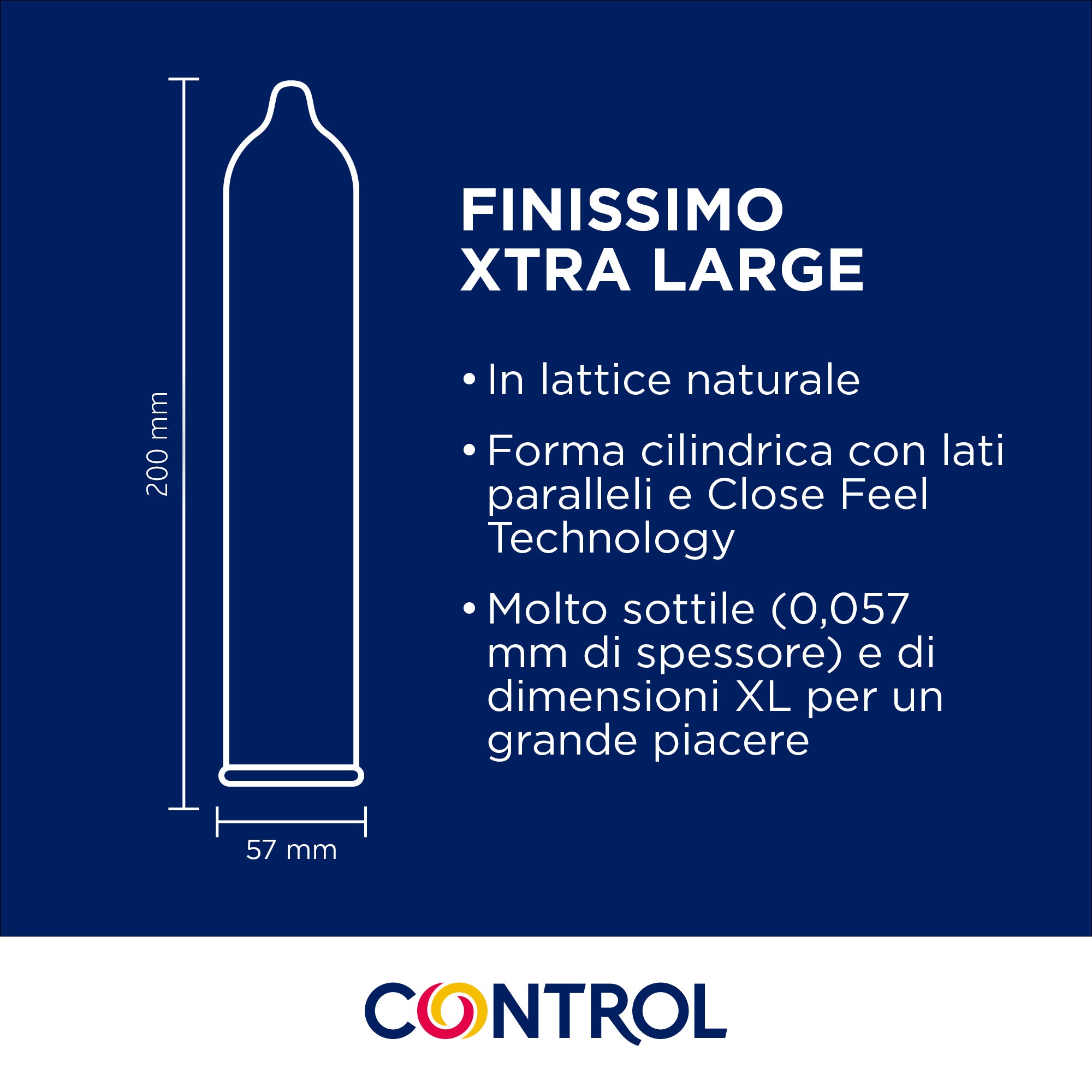 Control Finissimo Xtra Large Kondome 24 Stück hauchdünn