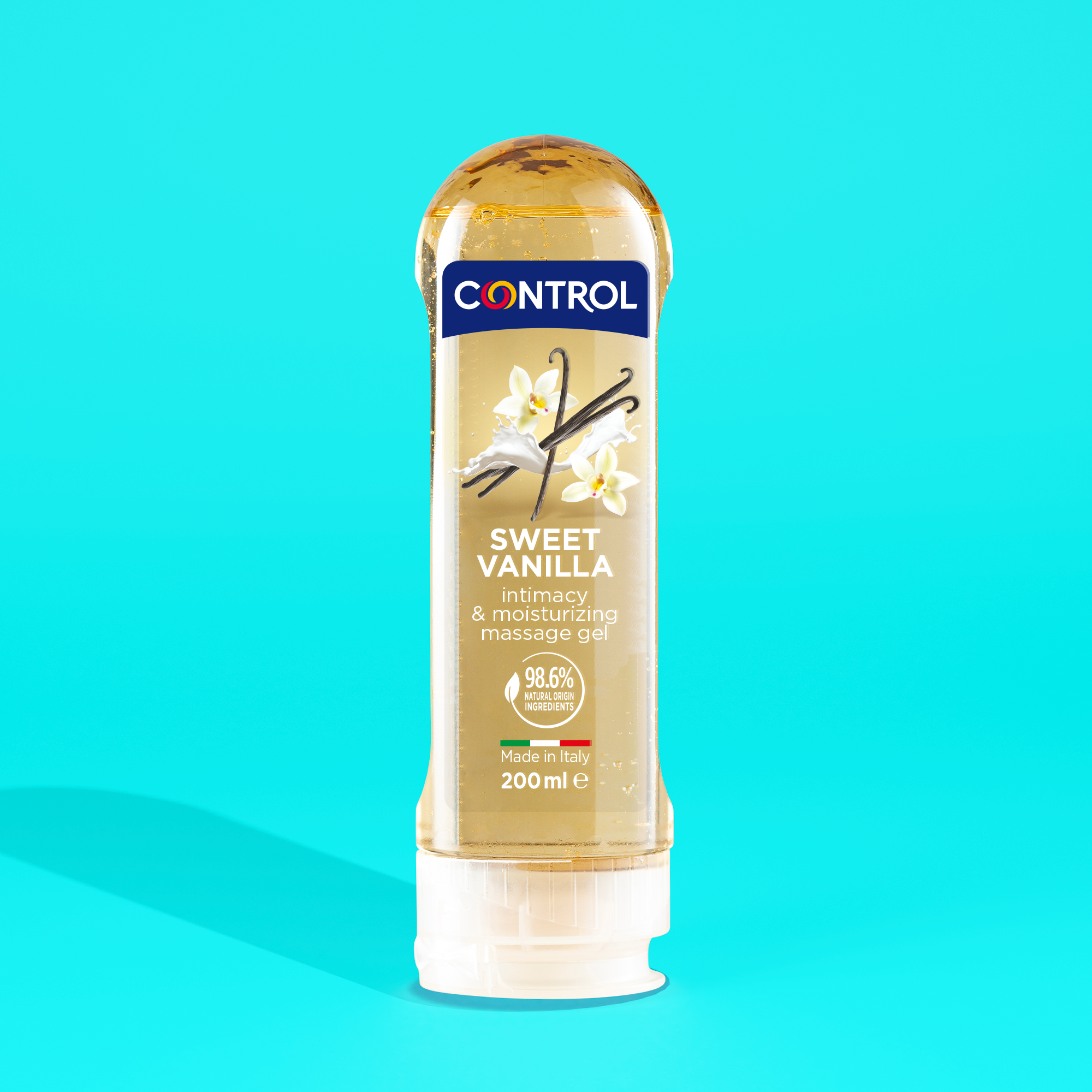 Control Gel Sweet Vanilla Massagegel 200 ml 2 in 1 Vanille