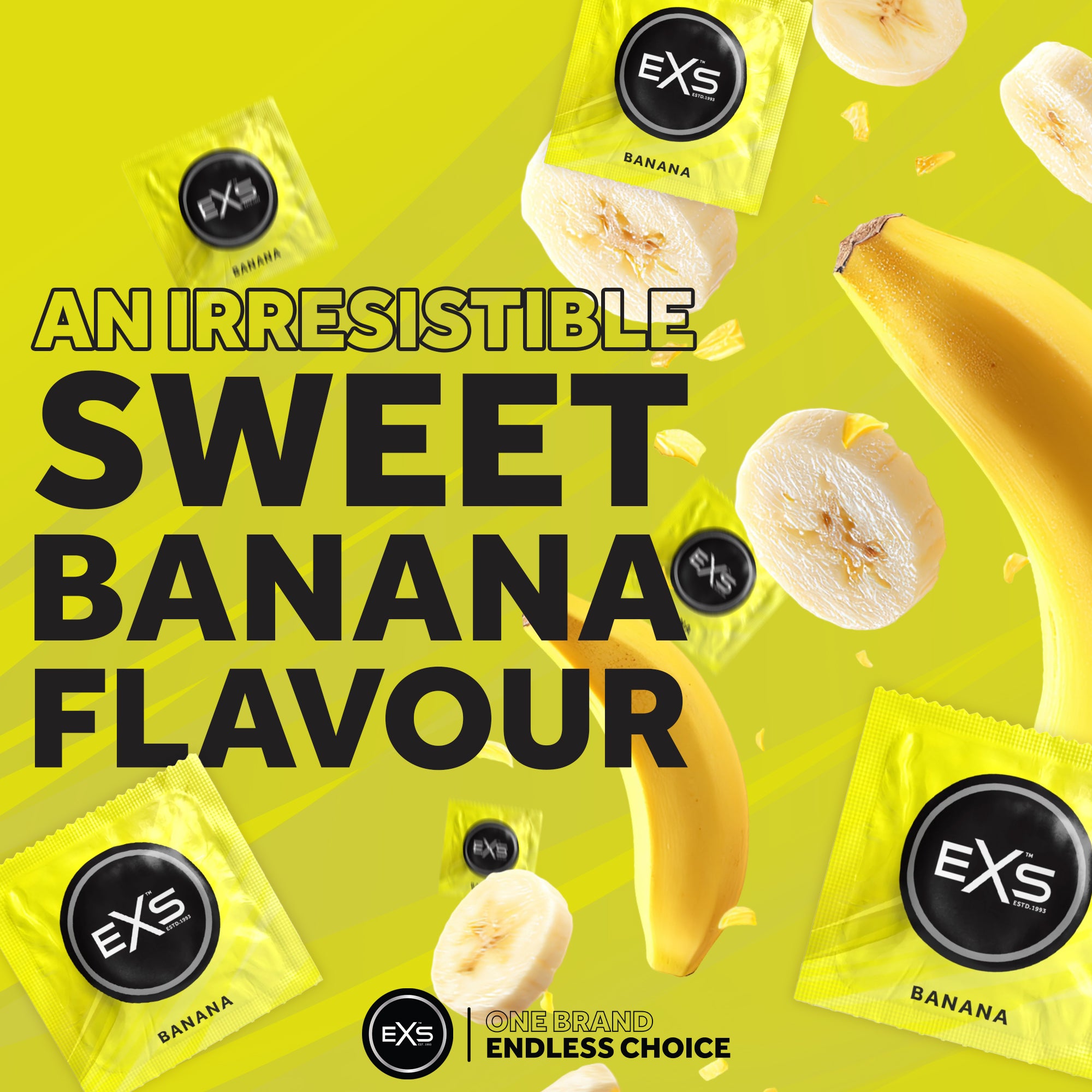 EXS Banana Flavour Kondome 100 Stück mit Bananengeschmack
