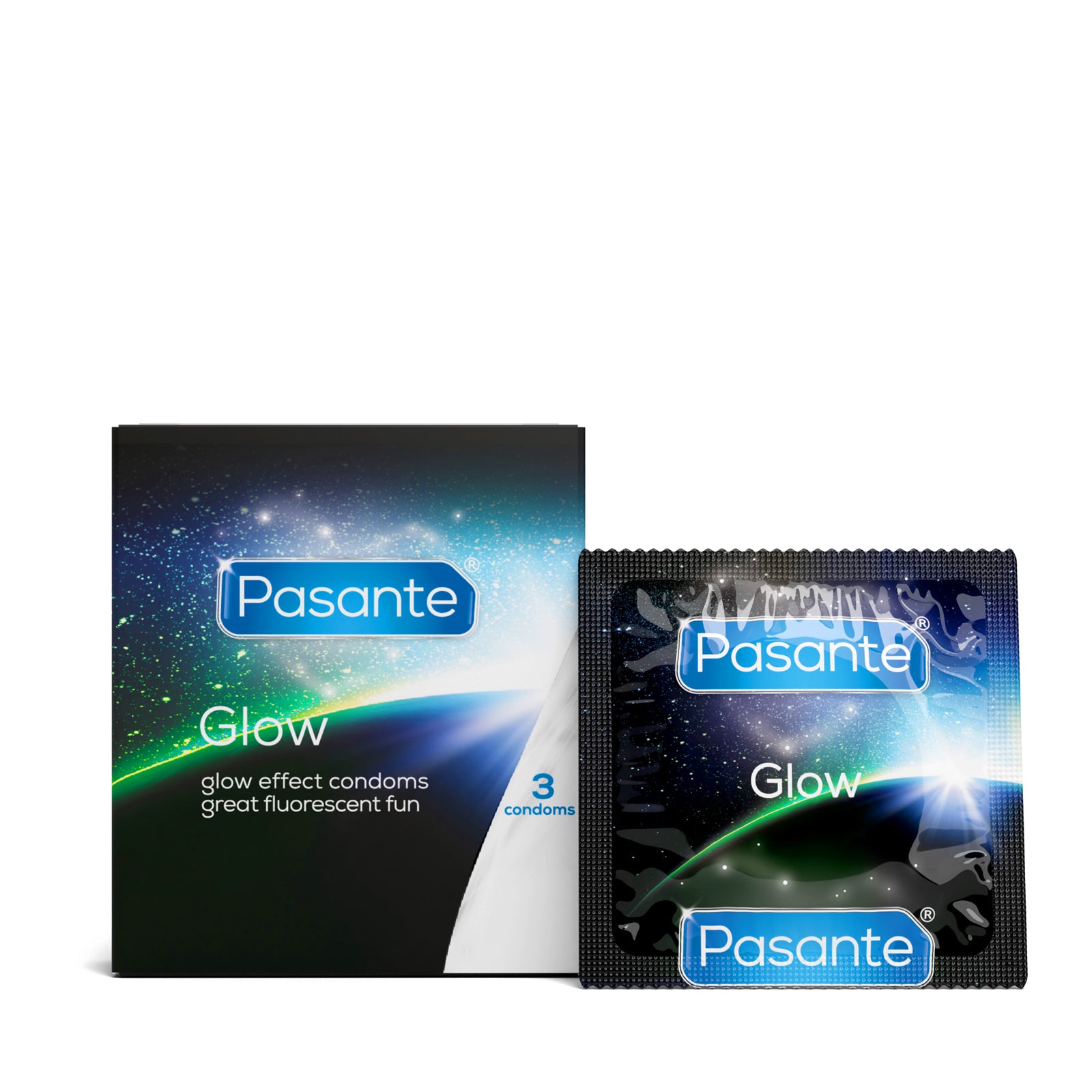 Pasante Glow Kondome 3 Stück leuchtend