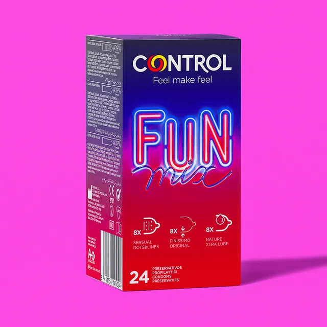 Control Fun Mix Kondome 24 Stück 3 Sorten Set