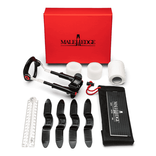 MaleEdge Pro Penis-Expander Set mit Zubehör
