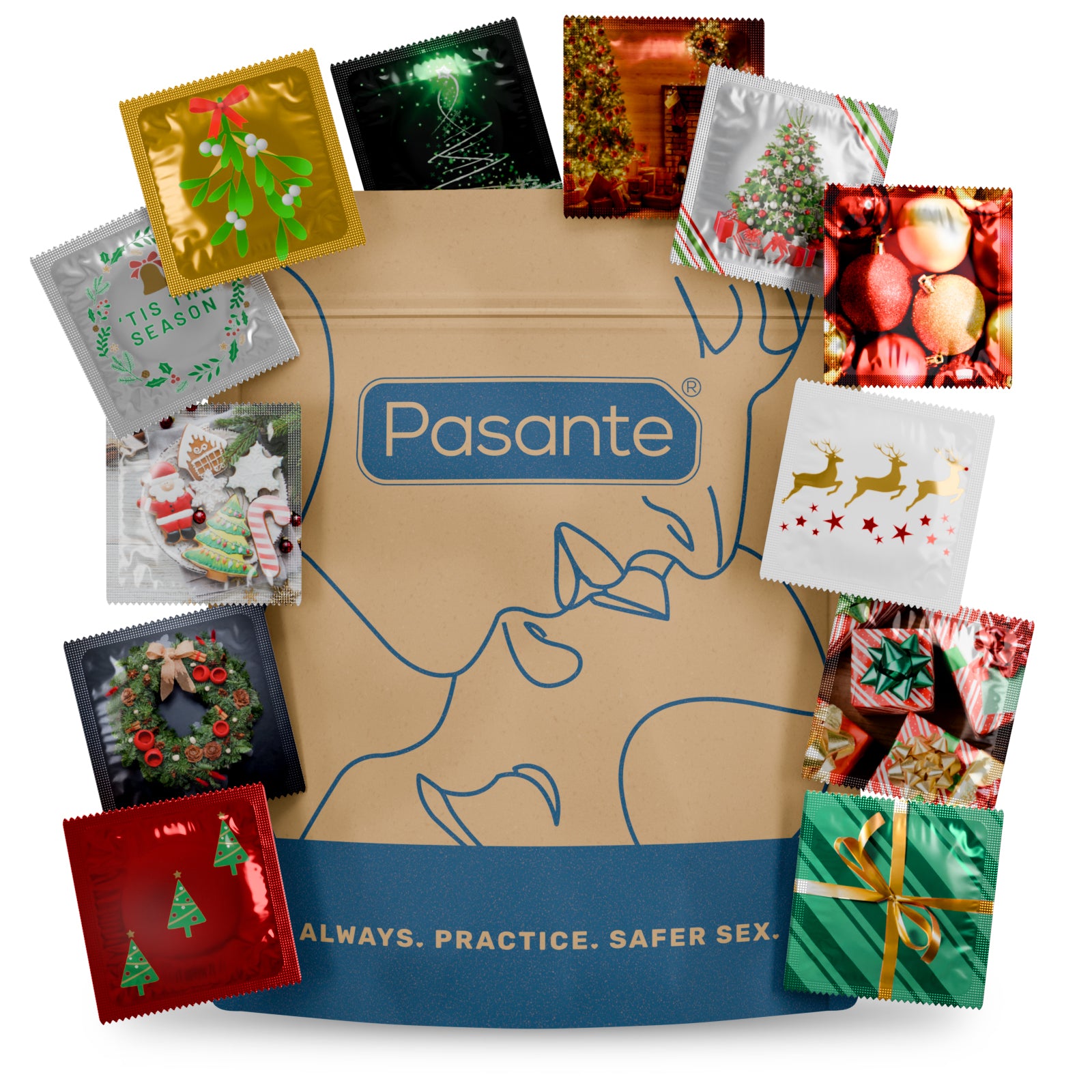 Pasante Themed Christmas Kondome 36er Limited Edition