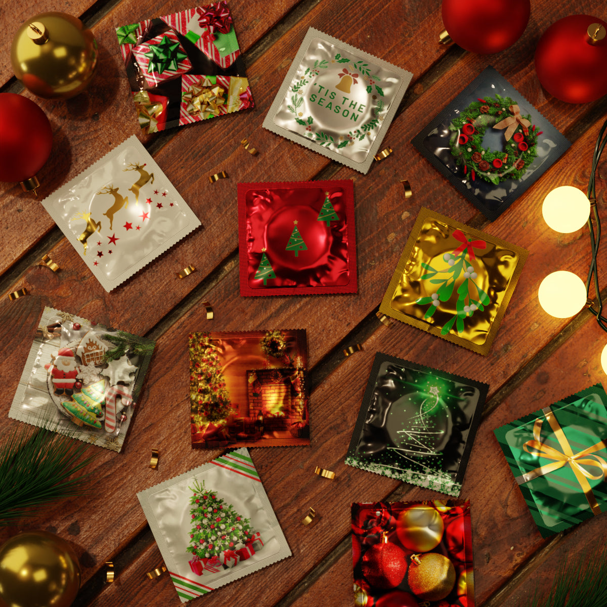 Pasante Themed Christmas Kondome 36er Limited Edition