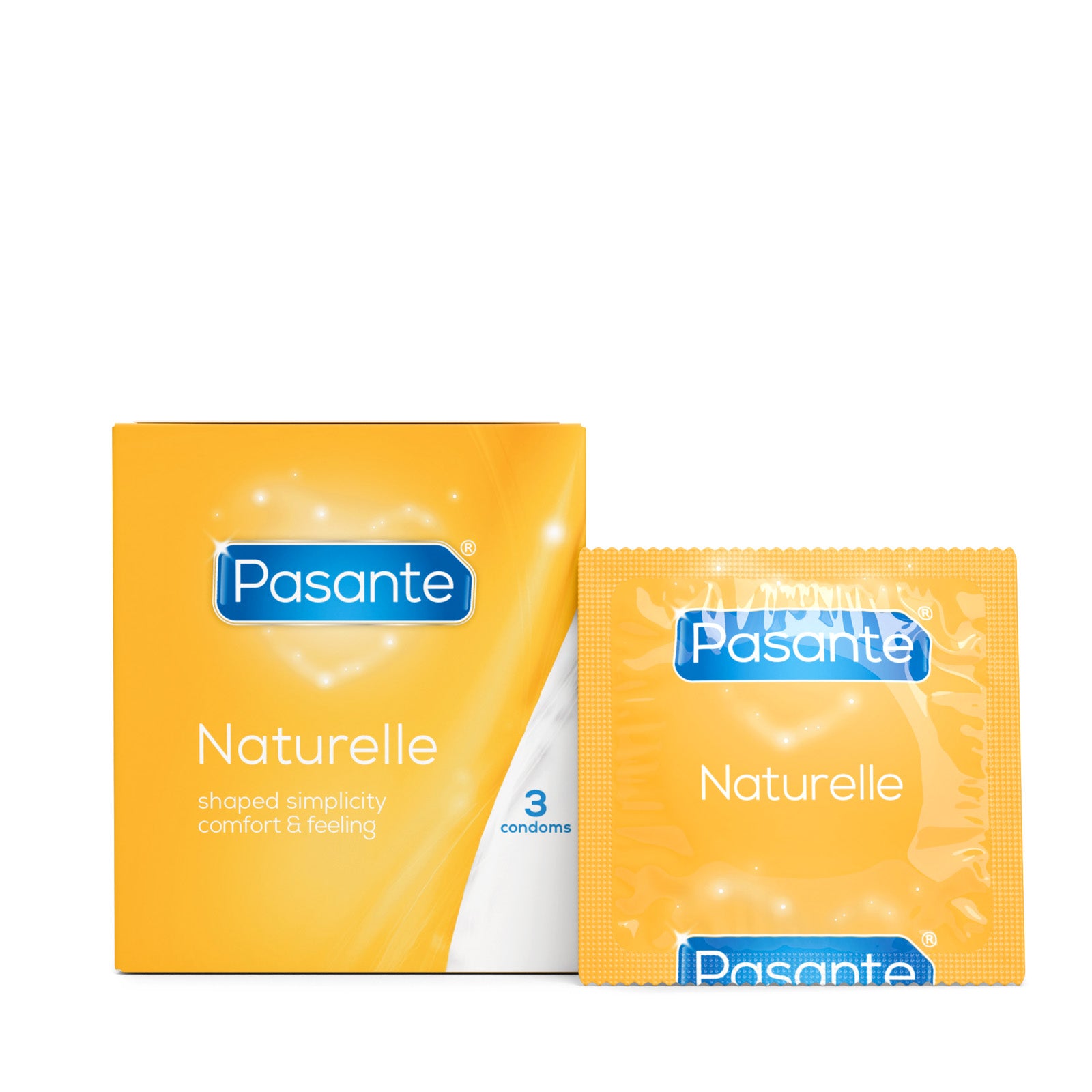 Pasante Naturelle Kondome 3 Stück Standard 54 mm