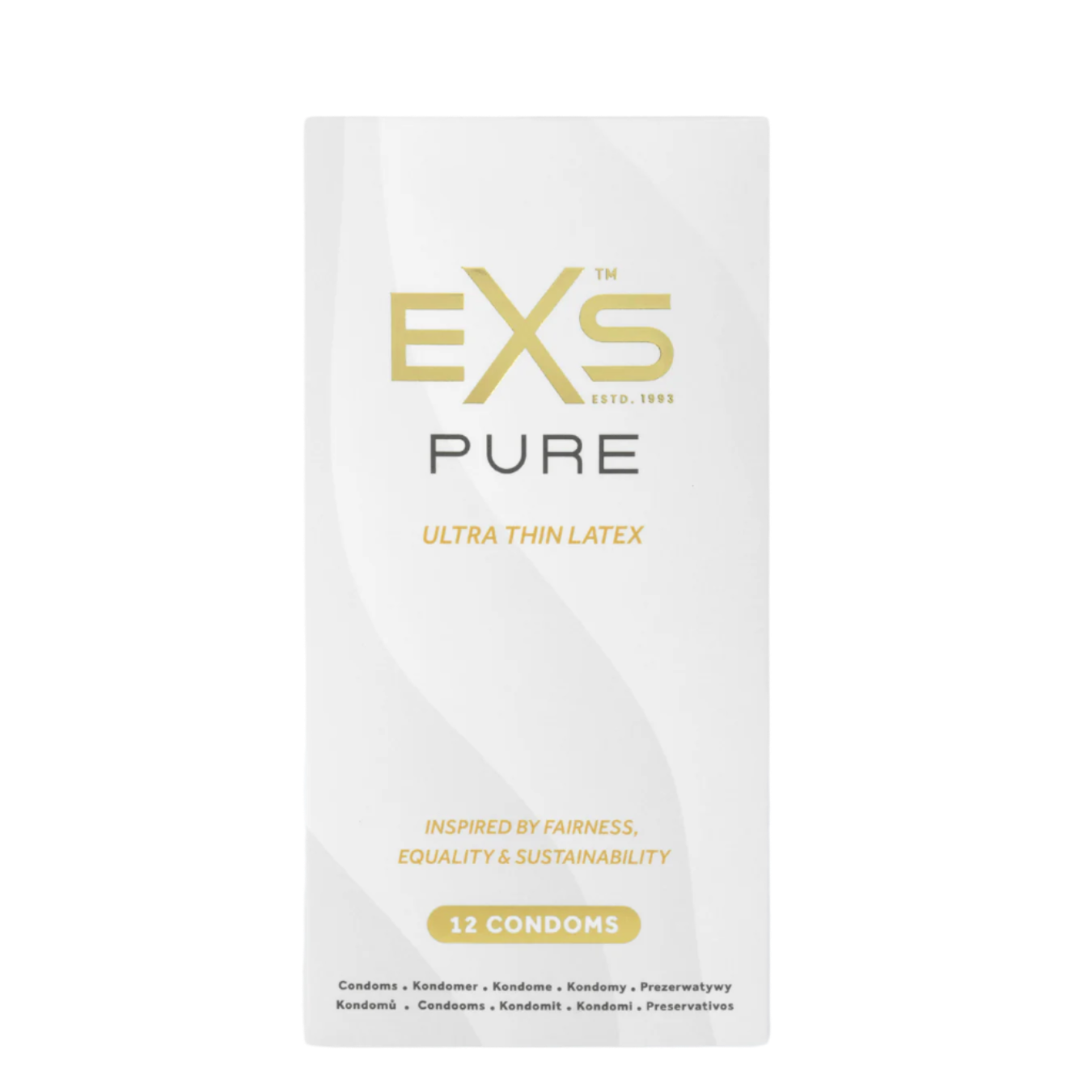EXS Pure 53mm Kondom 12 Stück dünn geruchlos