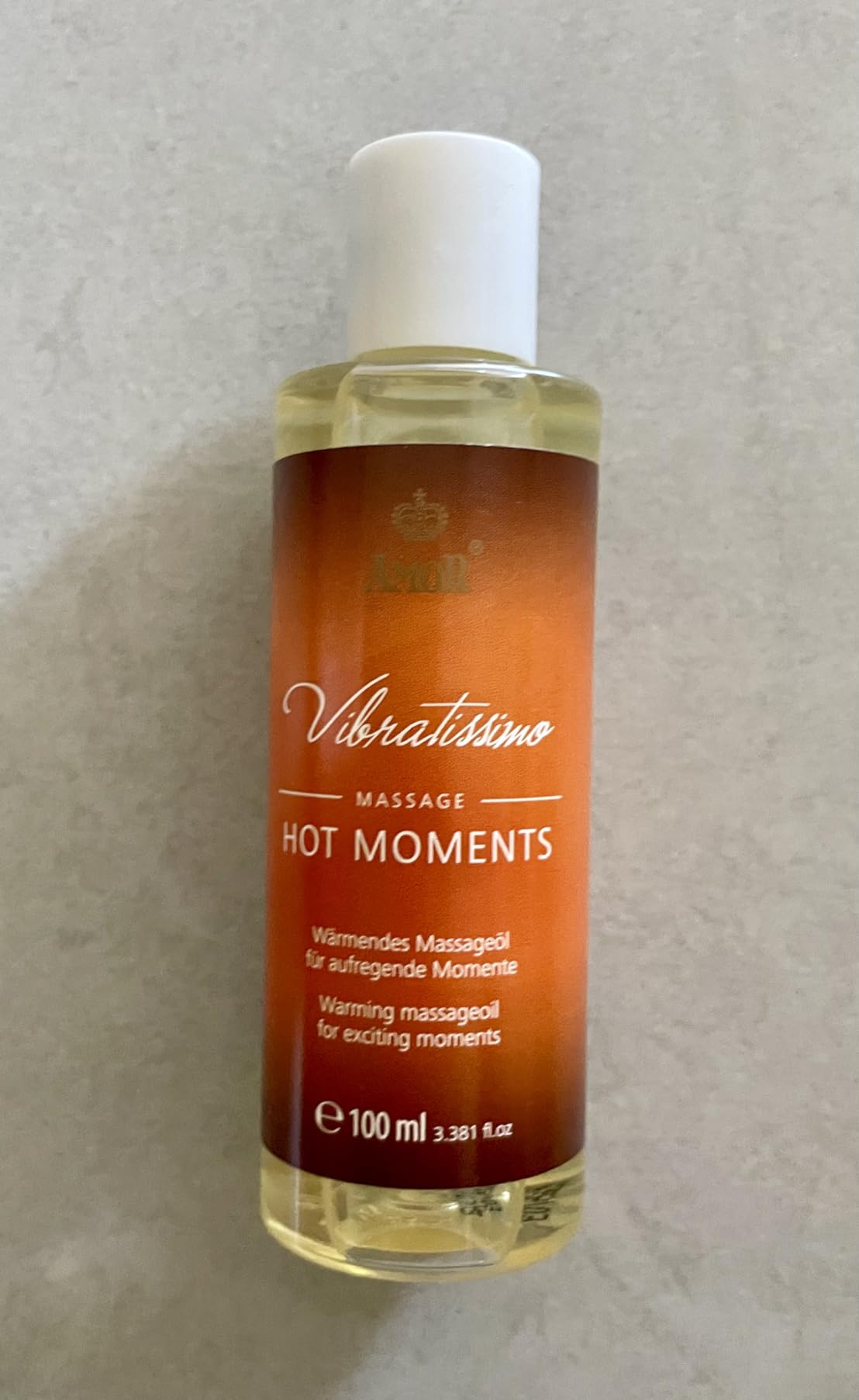 Vibratissimo Massageöl Hot Moments 250 ml wärmend